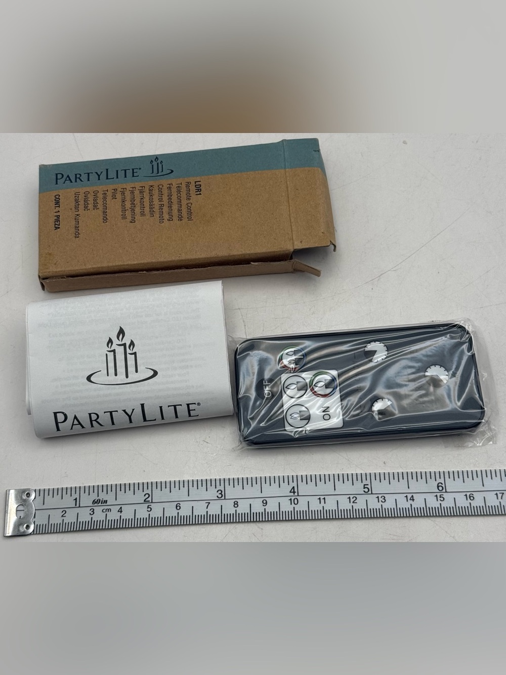 PartyLite Remote Control - with box and info sheet